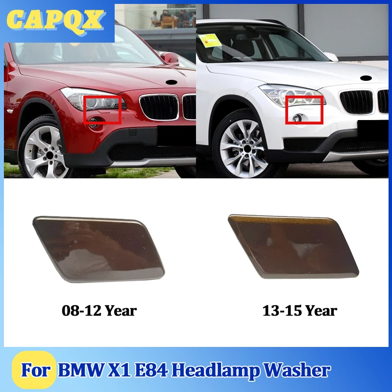 For BMW X1 E84  2008 09 10 11 12 13 14 15 Front Bumper Headlight Washer Spray Nozzle Cover Headlamp Washer Jet