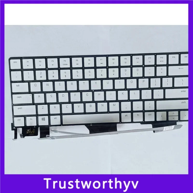 Keyboard with Backlit For RAZER Blade 15 Advanced 2020 RZ09-0330 US white