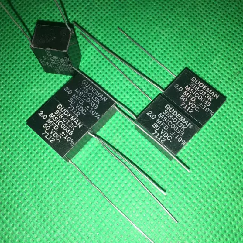 

5 шт. оригинальный американский Goodman GUDEMAN старинный электрический деревянный корпус 2 мкФ 50 В делитель лихорадки специальный бесступенчатый электрический