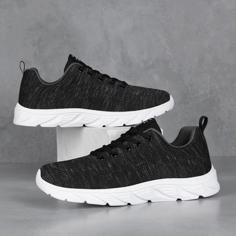 YRZL Leichte Laufschuhe, atmungsaktiv, rutschfest, für Herren, bequeme Turnschuhe, Outdoor-Sport, weich, verschleißfest – Detail 8