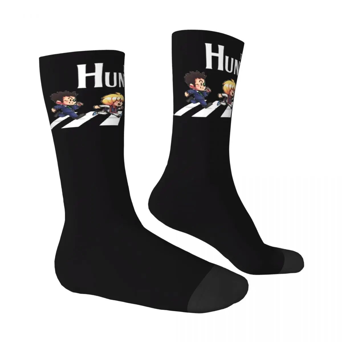 Killua The Assassin X-Hunters-X Stockings Men Socks Breathable Vintage Socks Winter Cycling Anti Skid Design Socks Gift