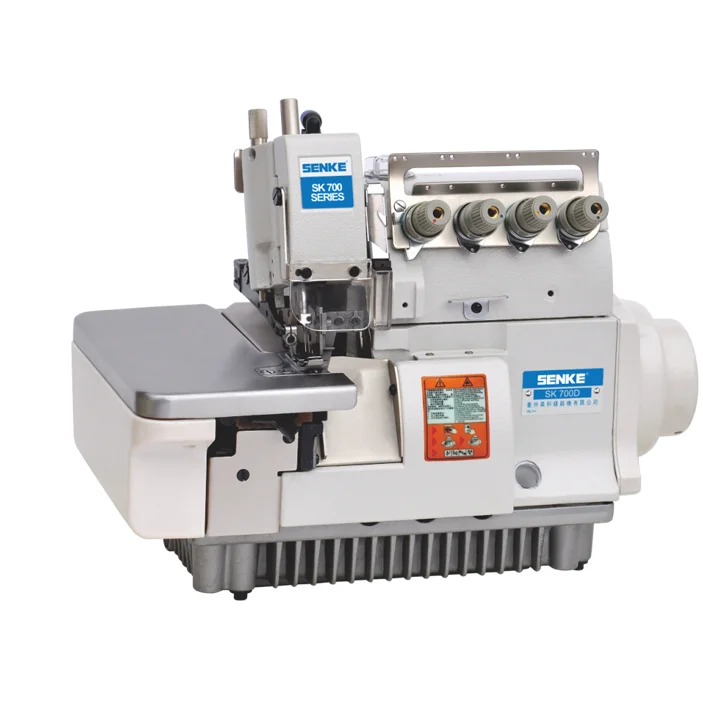 SK700D3/4/5  high speed automatic overlock sew household heavy duty jack cloth 4 thread overlock sewing machine industrial sell