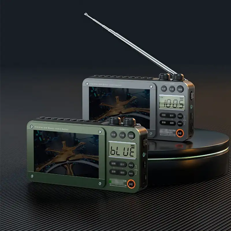 

High-end Video Plug-in Bluetooth Pocket Full Band Video Radio