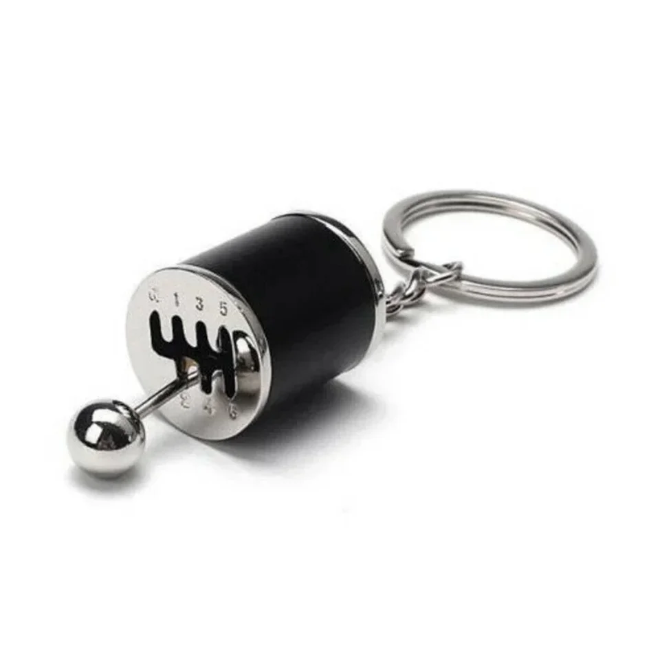 Metall-Schlüsselanhänger Kreatives Auto-Schalthebel-Modell Sechsgang-Schaltknauf Getriebe-Modell Schlüsselanhänger Antistress-Spielzeug für Erwachsene Neue Fidget-Spielzeuge – Detail 5