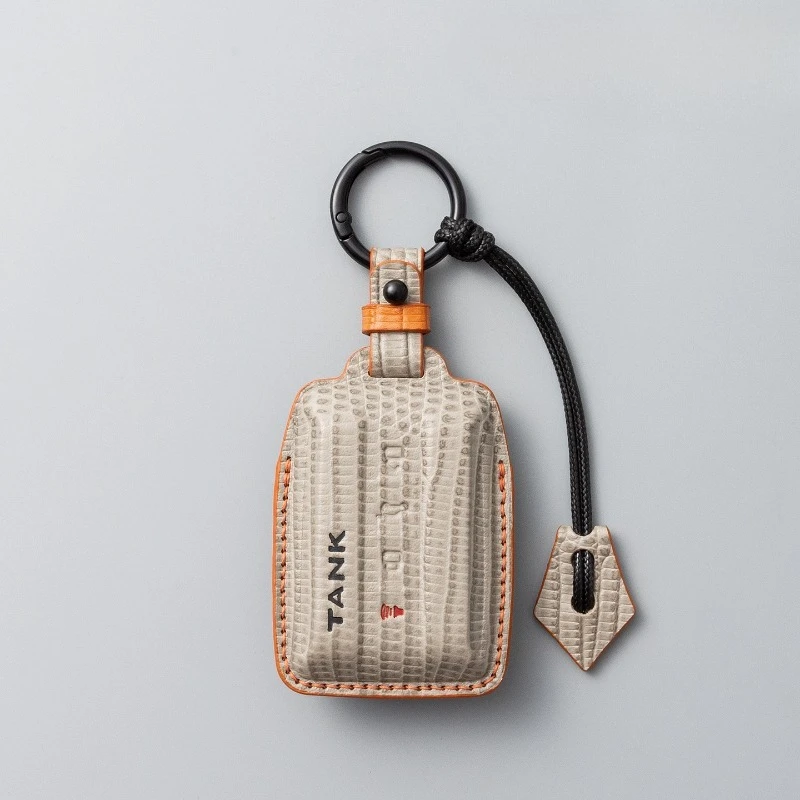 

For TANK 300 400 500 hi4t 700 High end genuine leather key case bag Remote control protective shell