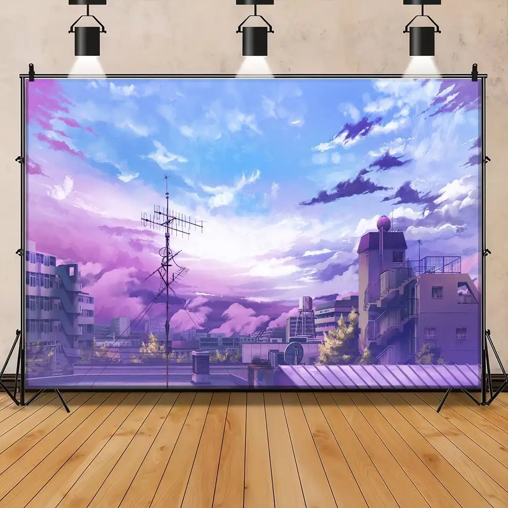 حالمة على السطح السماء التصوير الفوتوغرافي خلفية القماش شاشة كروماكي استوديو الصور البث المباشر #1