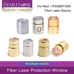 Startnow Original IPG Reci Fiber Laser Source QBH Output Connector Gap 4KW Optic Crystal Protective Lens For 1064nm Cutting Head