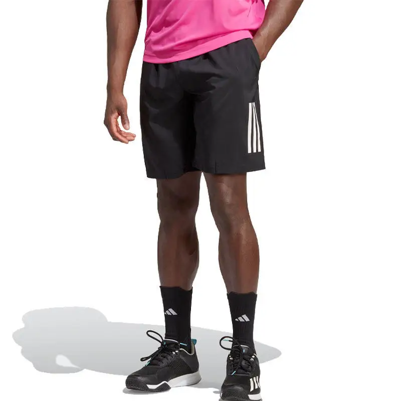 2026 Sport Adidas Mens Woven Shorts HS3253 AEROREADY Fabric Drawstring Waist Regular Fit Black Athletic Shorts