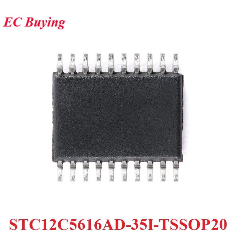 STC12C5616AD STC12C5616AD-35I STC 12C5616AD TSSOP20 Single Chip Enhanced 1T 8051 Microcontroller MCU IC Controller Chip Original