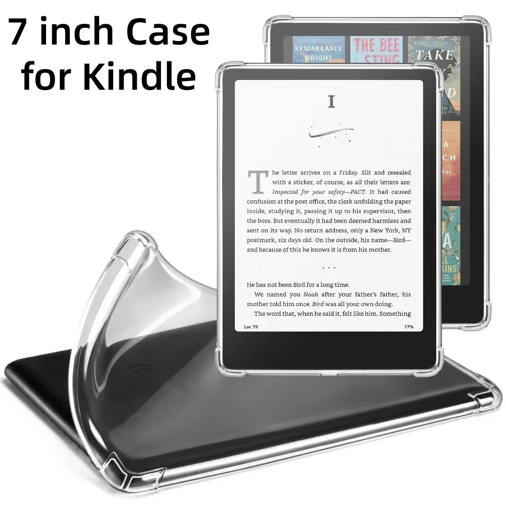

Paperwhite 7-дюймовый прозрачный чехол 12-го поколения для Kindle Four Corner Airbag с защитой от падения, мягкий чехол из ТПУ для Kindle Paper White