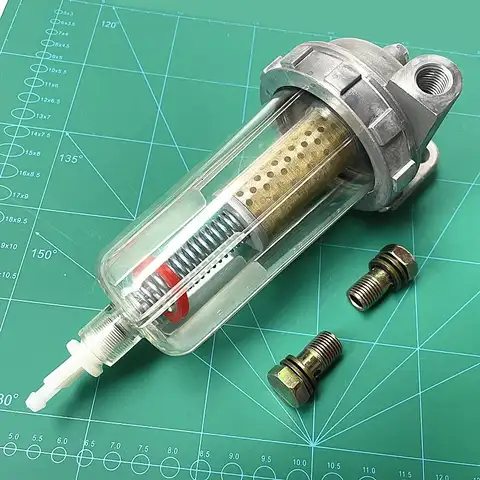 Komatsu PC200-7 오일 워터 세퍼레이터 PC220-7 PC130-7 PC120-7 디젤 필터 오일 워터 필터 굴삭기