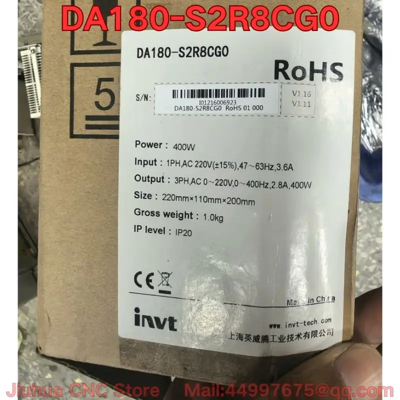 

Brand new DA180-S2R8CG0 servo drive