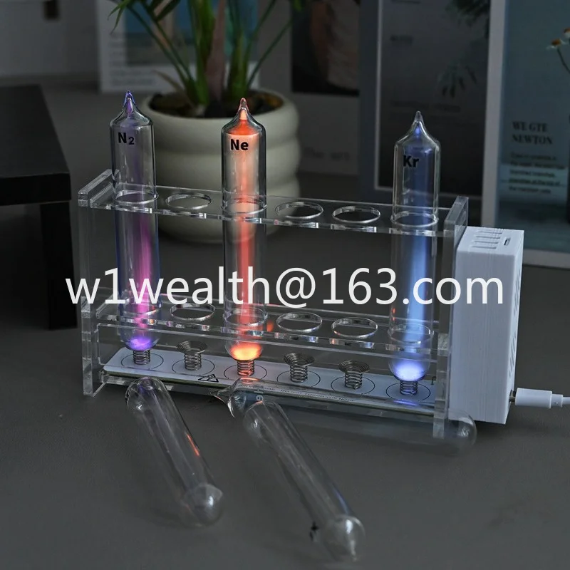 Plasma inert rare gas light-emitting tube science experiment teaching equipment display stand set
