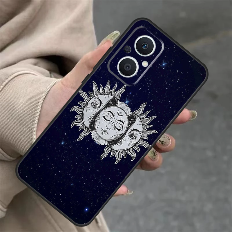 SUN AND MOON Mystic Zodiac Case For OPPO Reno 7 8 Lite 6 5 4 11F 10 Pro 8T 5Z 4Z OPPO Find X6 Pro X2 Neo X3 X5 Lite