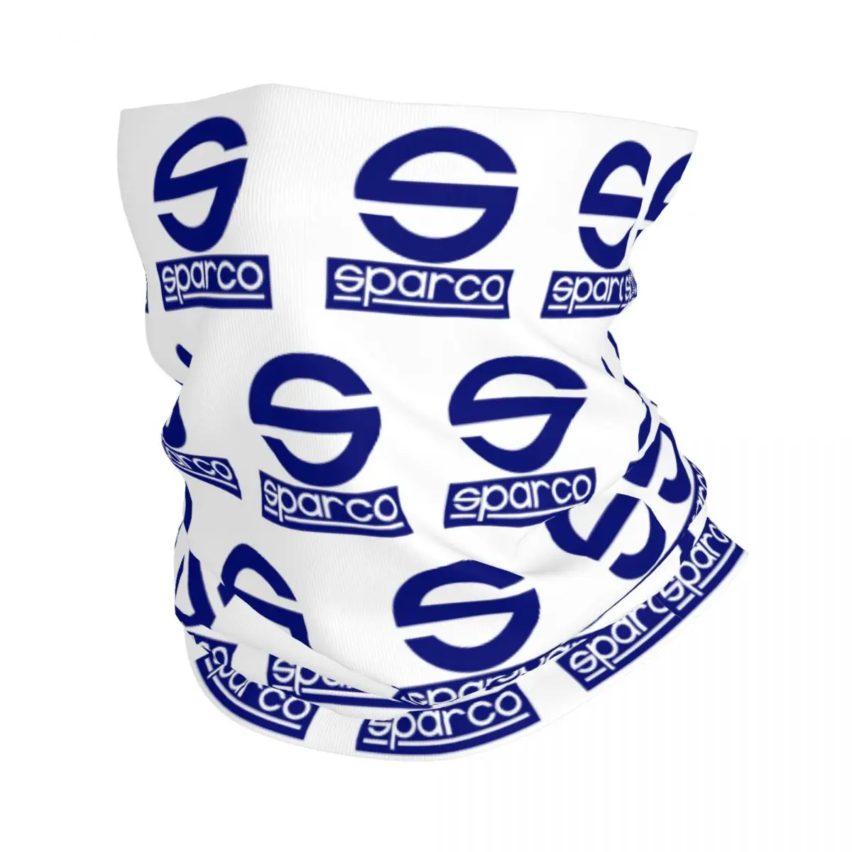 SPARCO Logo Car Racing Club Vintage Bandana Neck Gaiter Printed Mask Scarf Warm Headband Cycling Unisex Adult Windproof