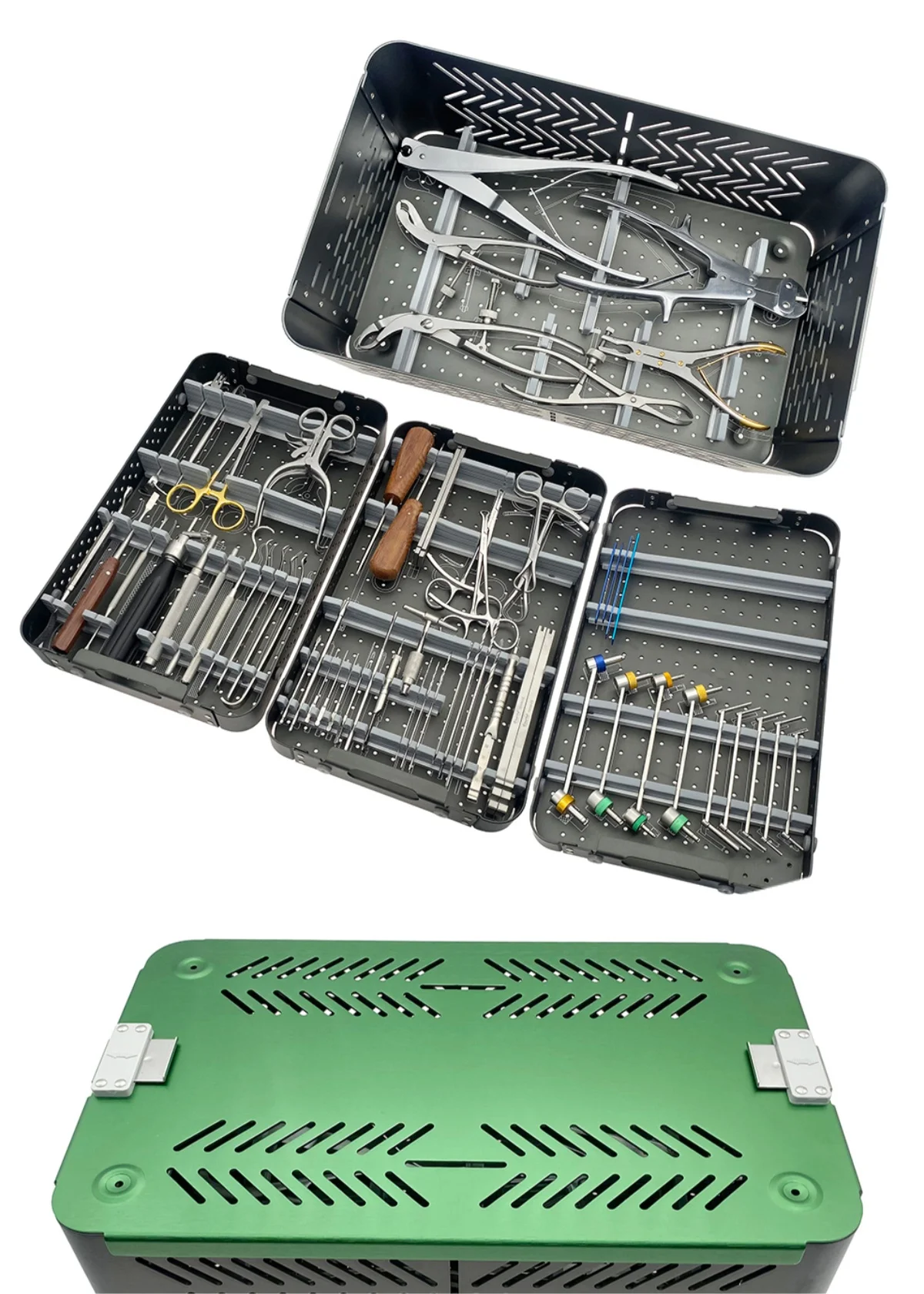 

LC-DCP Mini Small Instrument Set 1.5/2.0/2.4/2.7/3.5mm Veterinary Orthopedic Instrument Autoclaveable