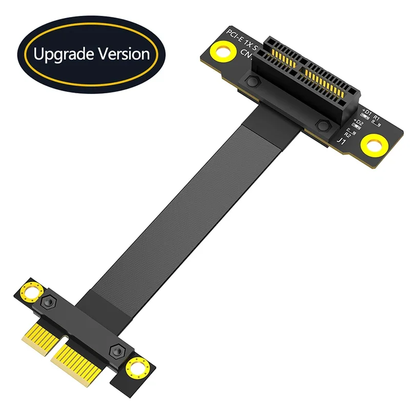 PCIE X1 Extender Riser Cable PCI Express 36Pin GEN3 8G 1X Male to Female 270 Degree Reverse PCI-E Slot Extension Flexible Cable