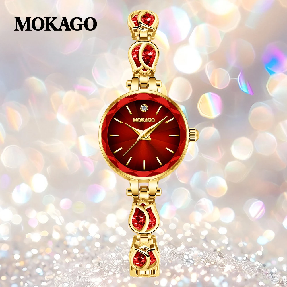 

Женские модные часы с блестящими бриллиантами, циферблат с солнечным узором, кристаллическая огранка, зеркальная поверхность и медный ювелирный браслет, ремешок, наручные часы