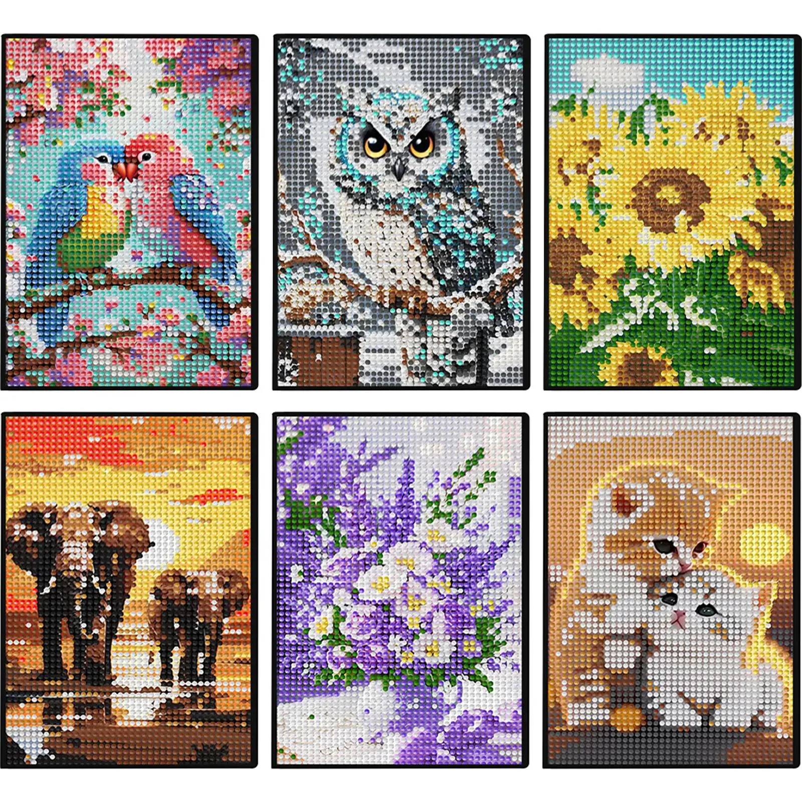 

5D DIY Rhinestone Art Painting Notebook Kit Diamond Art Sets Diamond Art Painting Notebook Kit for Birthdays Or Christmas Gifts