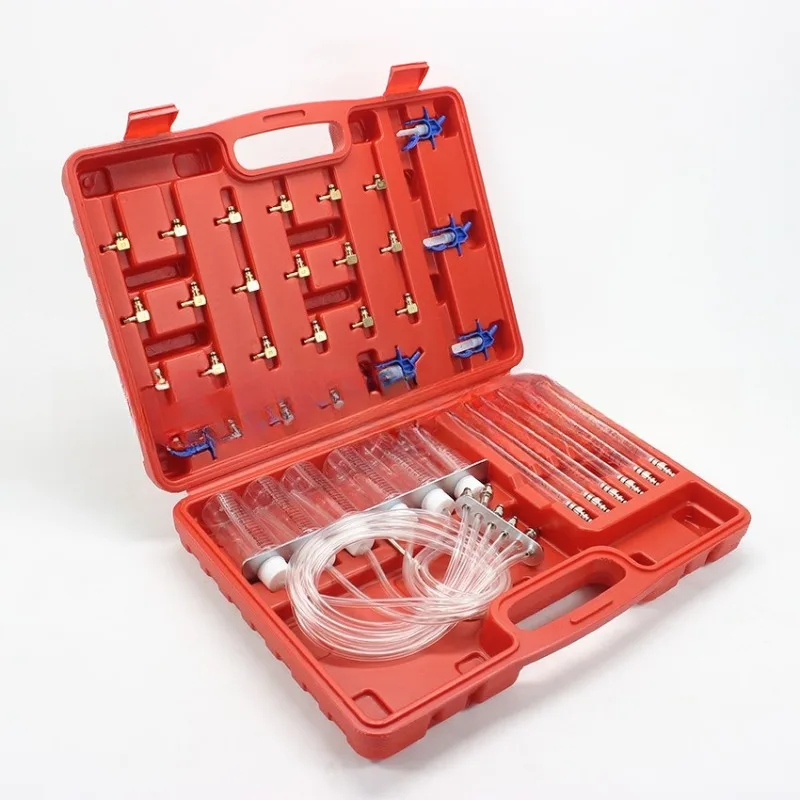 Diesel Injector Detection Tool Diesel Injector Flow Meter Test Kit Common Rail Adaptor Fuel Tester Set