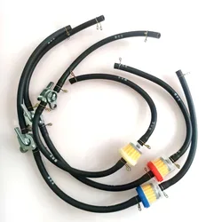 6MM Motorcycle Dirt Bike ATV Scooter Fuel Tank Petcock Valve Switch Inner Filter Petrol Line Hose Tube Clips 50-200CC