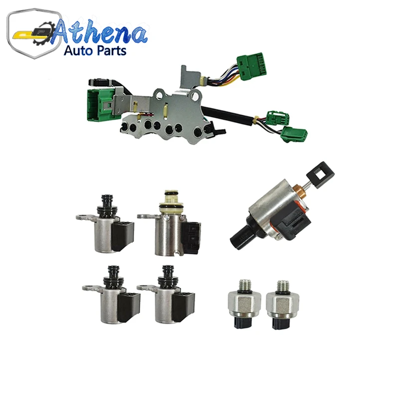 

JF011E RE0F10A F1CJA CVT Transmission Solenoid Kit With Harness Pressure Sensor Stepper Motor For Nissan Altima Sentra Dodge