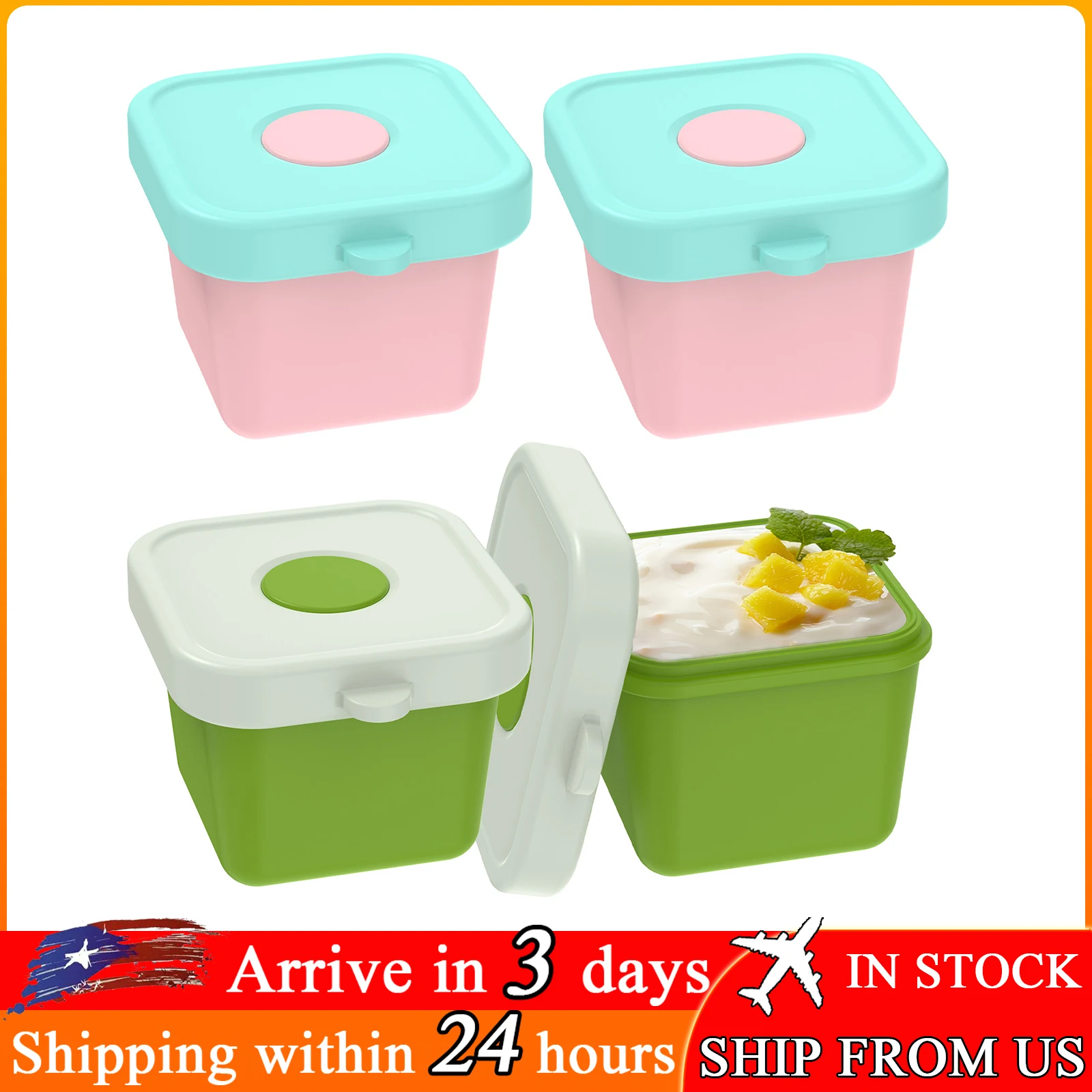 

Dips Containers Silicone Salad Dressing Container Dipping Sauce Container Heat Resistant Small Condiment Containers Silicone Lid