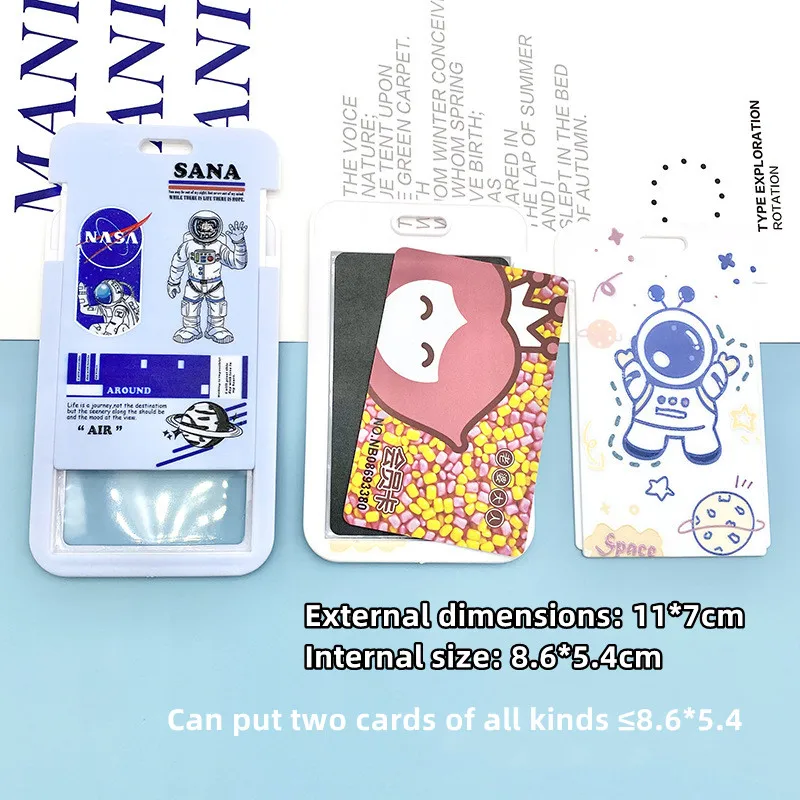 Carte de sécurité rétractable avec lanière