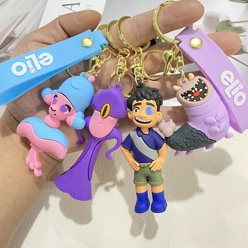 

Cartoon Earth Correspondent Keychain Cute Anime Pvc Three-Dimensional Figurine Men'S And Women'S Bags Accessories Gifts Pendants
