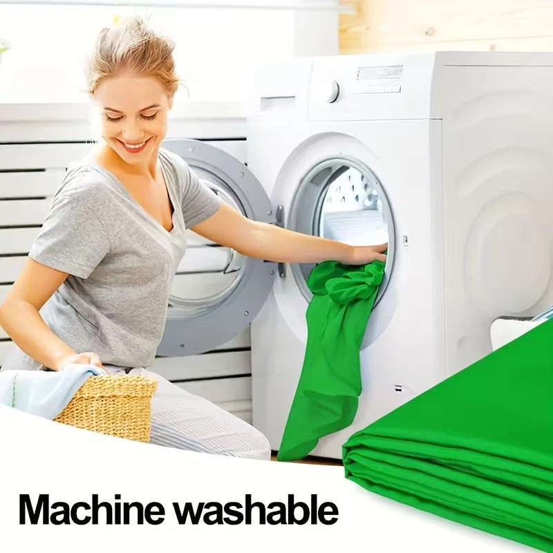 خلفية تصوير بلون خالص أبيض وأسود وأخضر من ألياف البوليستر لتصوير منتجات الصورة ديكور البث المباشر