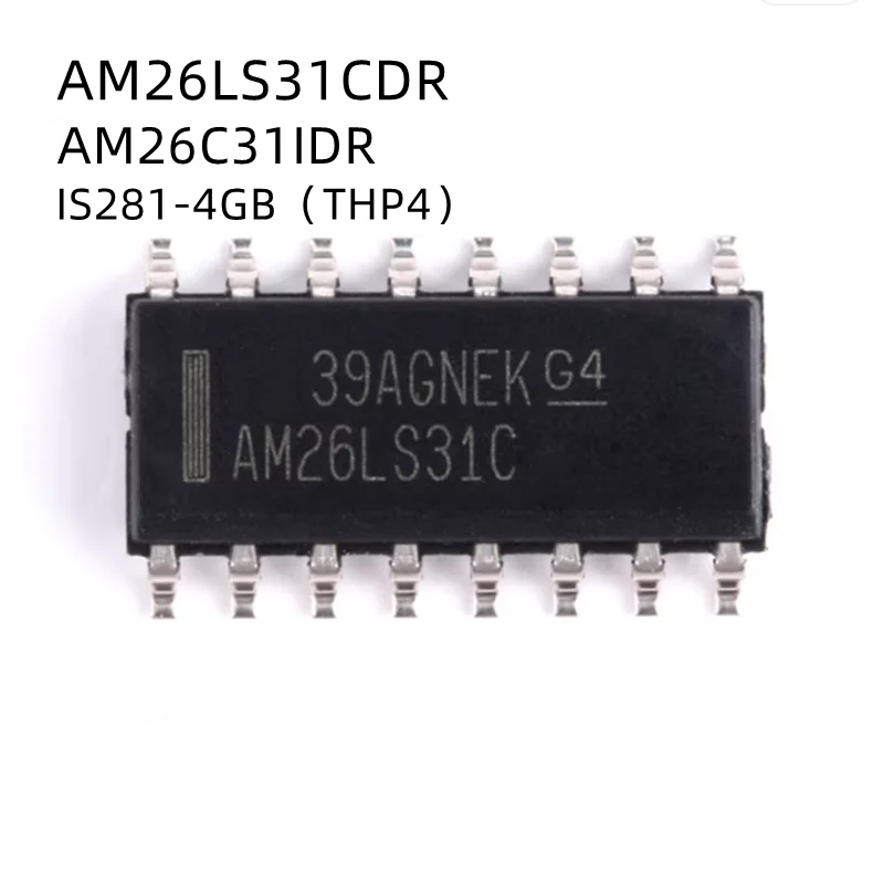 10Pcs/Lot AM26LS31CDR AM26LS31C AM26C31IDR AM26C31I AM26C311 IS281-4GB IS281-4 THP4 SOP-16 New Original