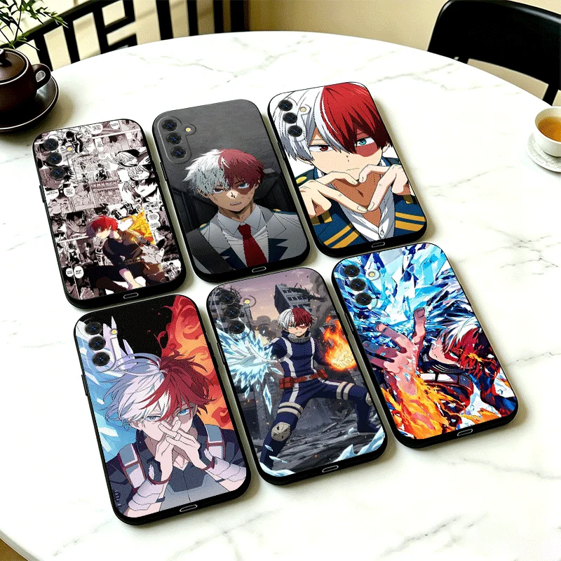 MHA My Hero Todoroki Shoto Phone Case Cover for Samsung A13 A14 A15 A16 A17 A53 A54 A55 A56 A57 A33 A34 A35 A36 A37 A23 A24 A25