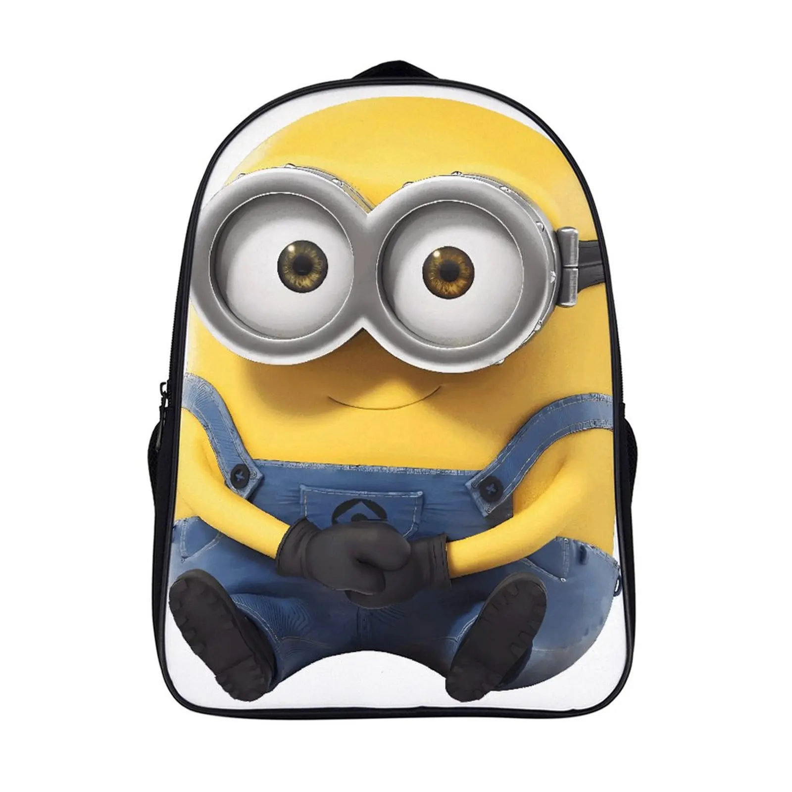 

Cartoon Minions Fashion Student's Backpack School Bag 16 Inch 2 Compartment Backpack Student Schoolbag