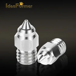 E3D V6 Copper Nickel Plated Nozzle 0.4mm M6 3D Printer Accessories Parts V6 Nozzle 1.75mm For Ender 3 Titan Prusa i3 MK3 Hotend