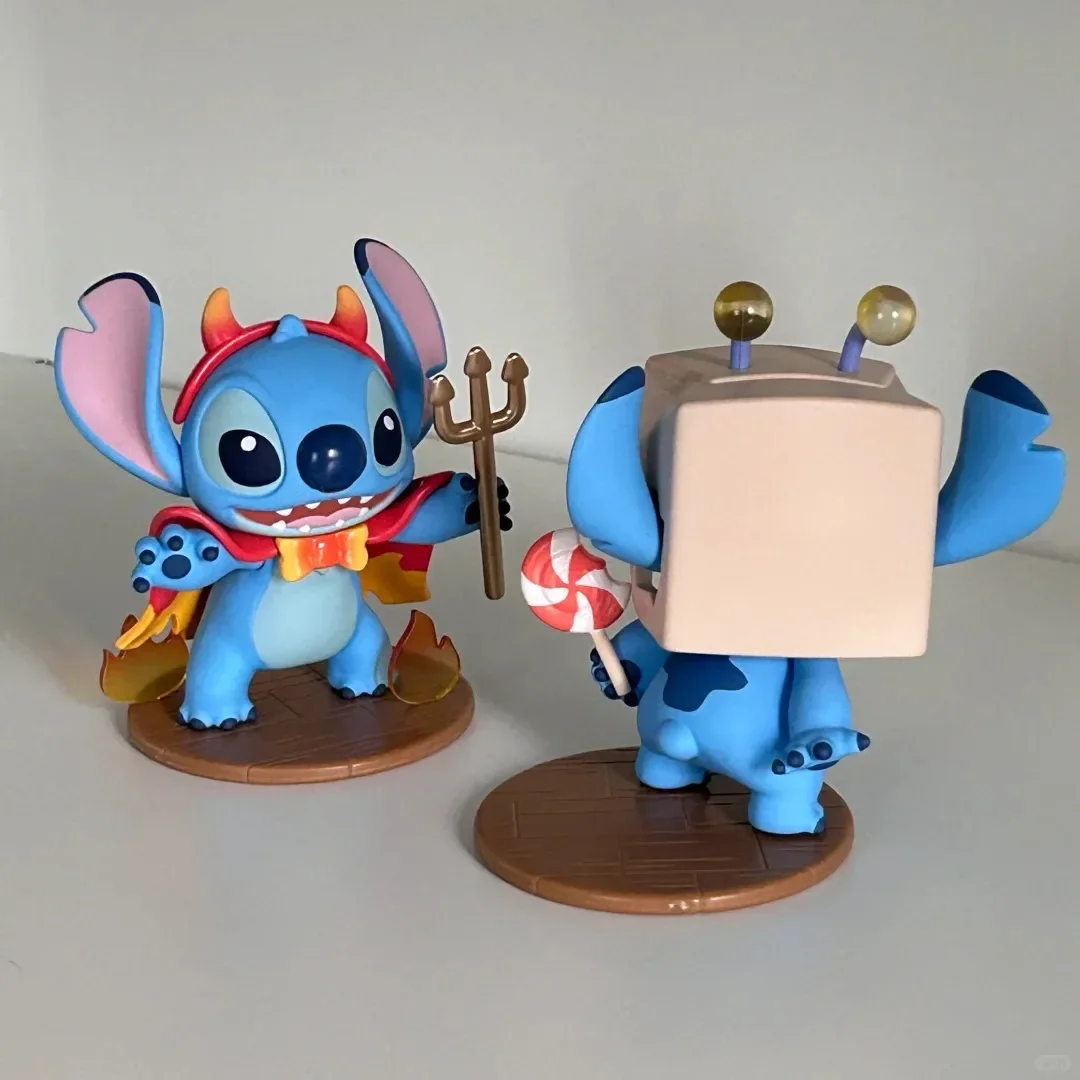 Disney Stitch Blind Box Weird Diary Series Anime Figures Mystery Box Collectible Cute Pvc Statue Doll Toys Collectible Ornaments