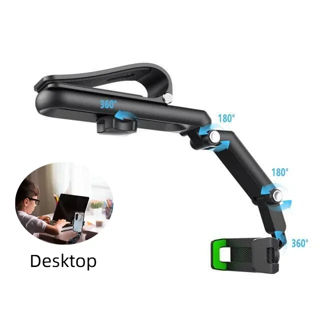 حامل هاتف عالمي قابل للسحب للسيارة | 1080 ° حاجب من الشمس متعدد الوظائف | 360 ° الدورية لأي مشهد #1