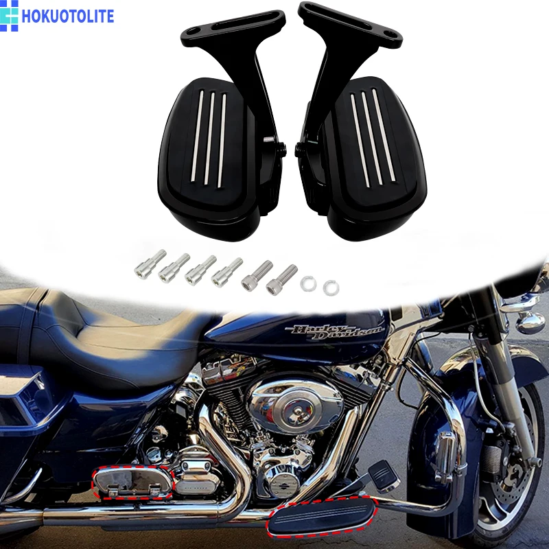 

Motorcycle Rear Passenger Footpegs Mounts For Harley Touring CVO Road Glide Street Glide Electra Glide Road King