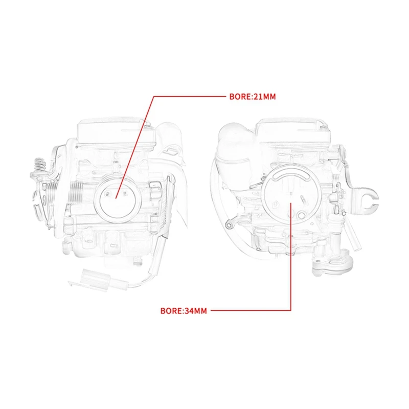 Карбюратор мотоцикла в сборе, карбюратор мотоцикла в сборе CM141909 для Fly 100 4T, аксессуары для карбюратора мотоцикла