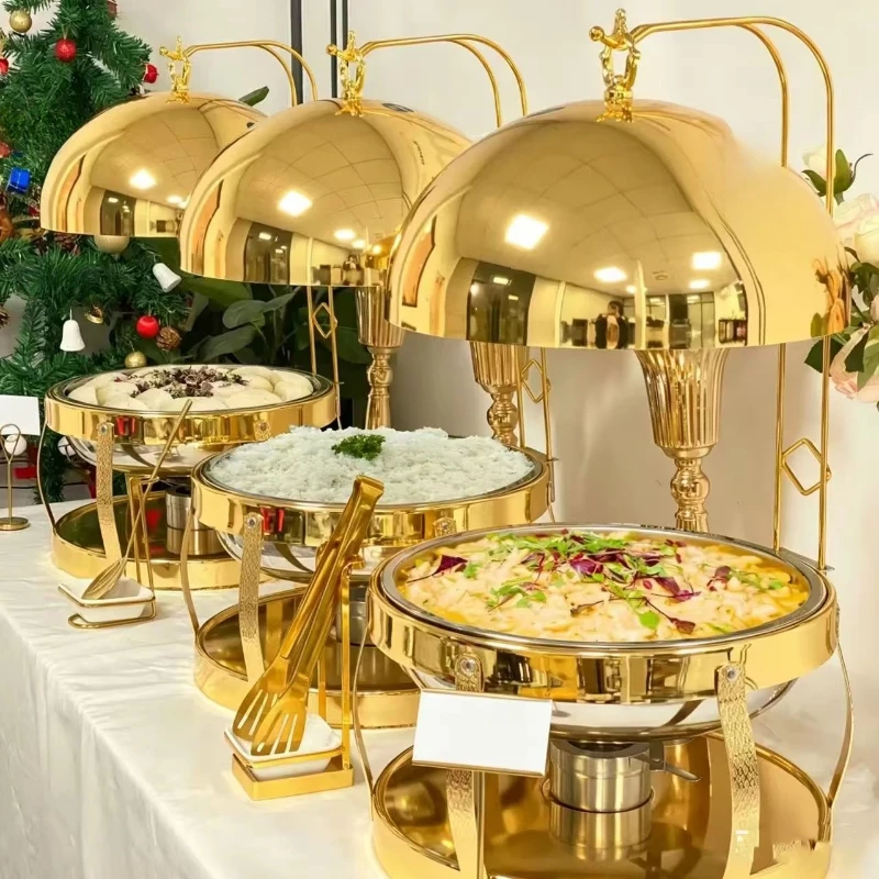 Hotel restaurant buffet utensils, banquet luxury cooking utensils, exquisite insulators