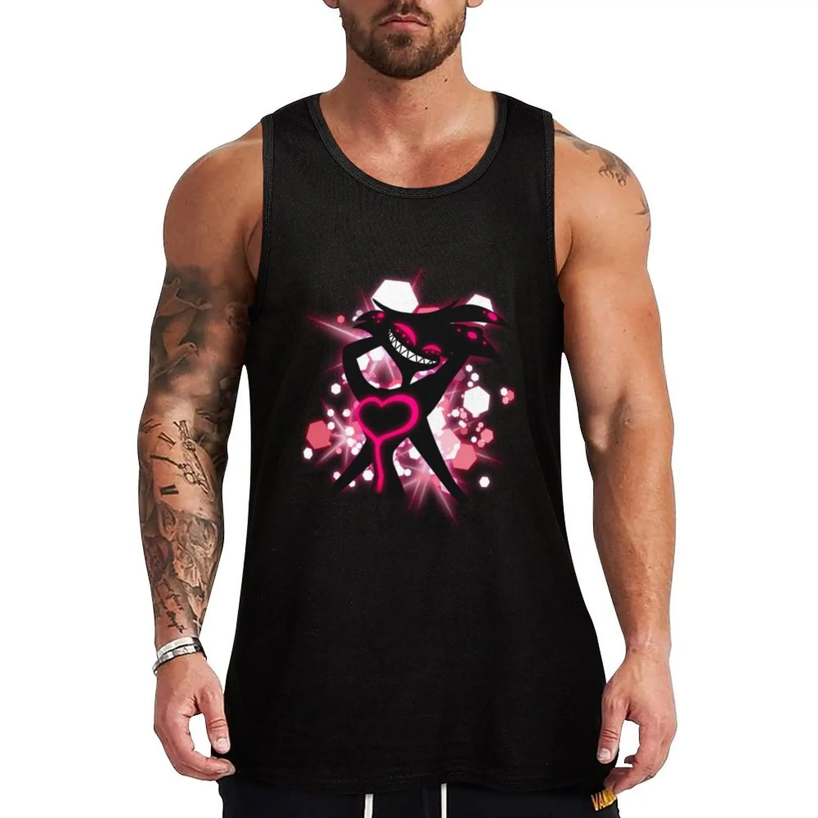 Angel Dust Shining Shadow Tank Top Relaxed Fit Tank Top Casual Sleeveless Everyday Shirt