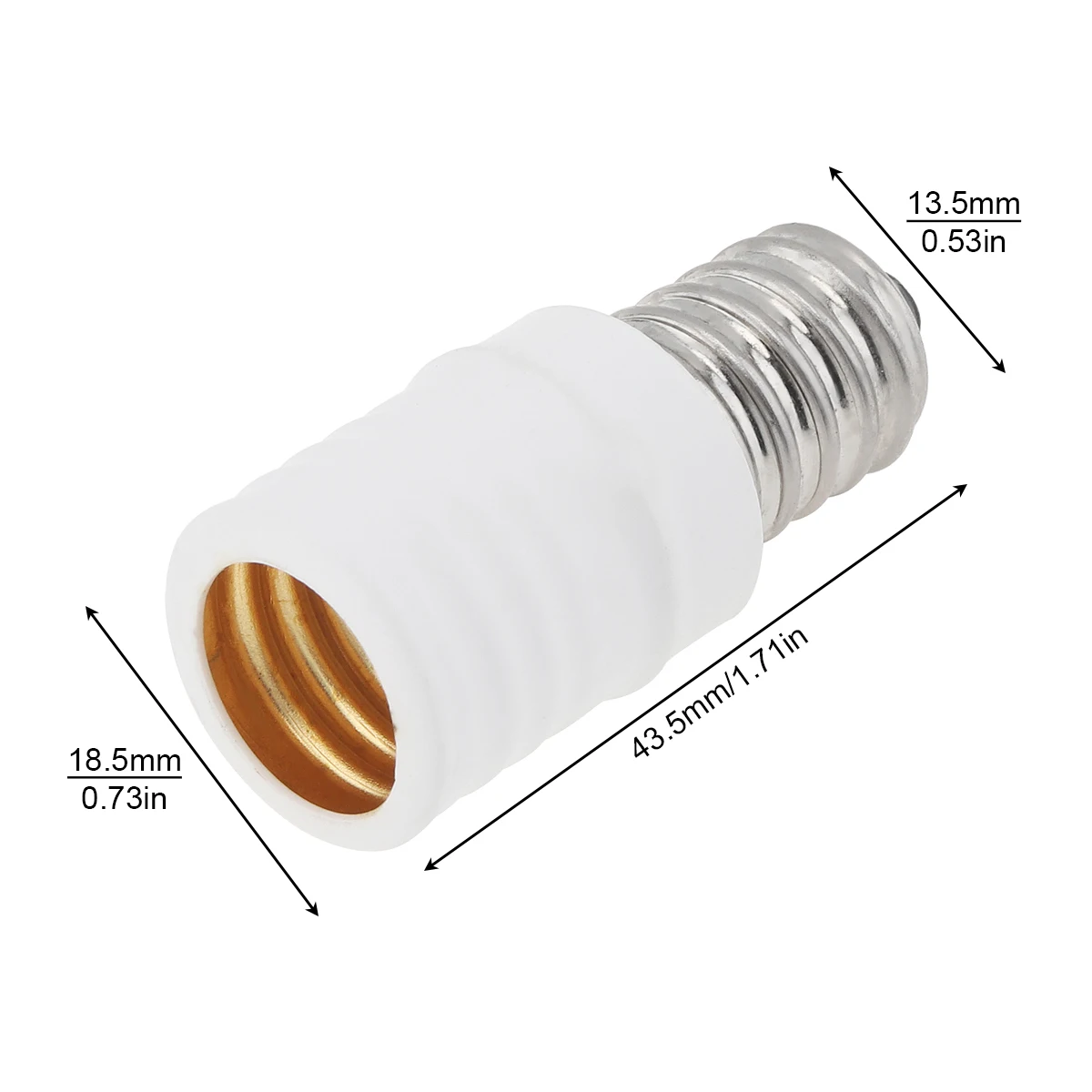 5pcs G24 G23 GU24 GU10 B22 to E26 E27 Lamp Base E26 E17 E12 to E14 Lamp Holder Converter Socket Adapter For LED Corn Bulbs Light