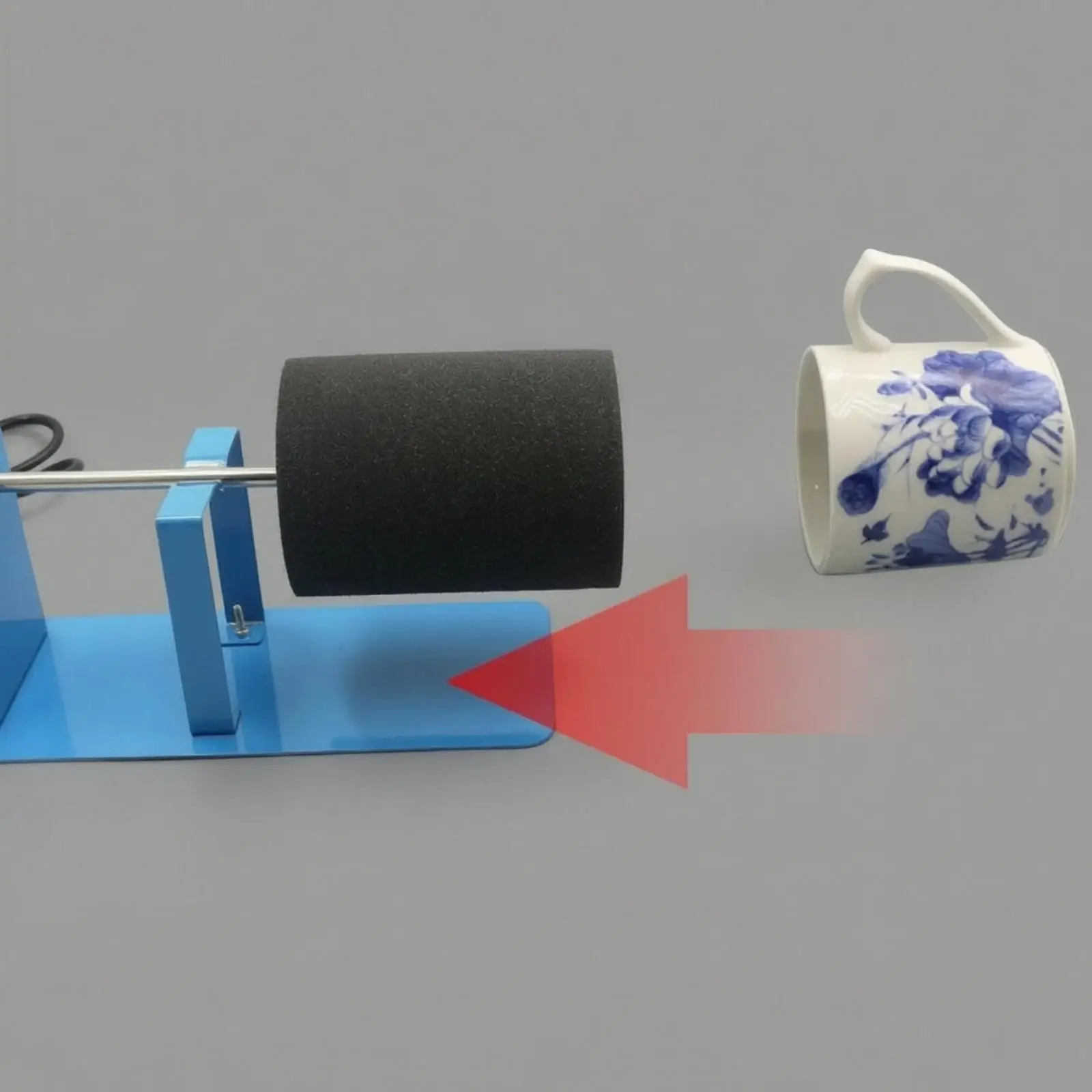 Electric Cup Turner for Resin Art Tumbler Painting Beverage Rotator Device with Slow Speed Motor and Aluminum Alloy Frame view 4