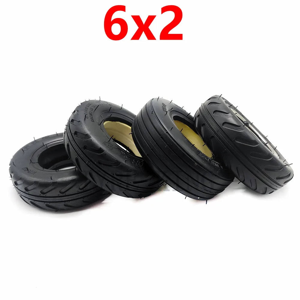 6x2 Tyre 6 Inch Inner and Outer Tyre 6*2 Solid Filled Wheel Tire or Pneumatic Wheel Tire for F0 Mini Electric Scooter Parts