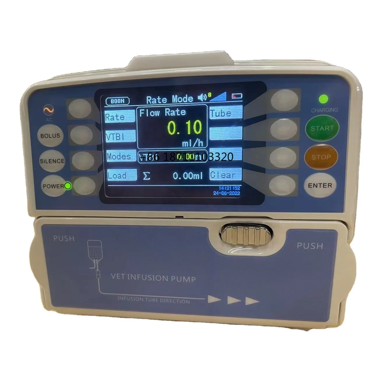 

hotsale Portable pet veterinary volumetric peristaltic infusion pump