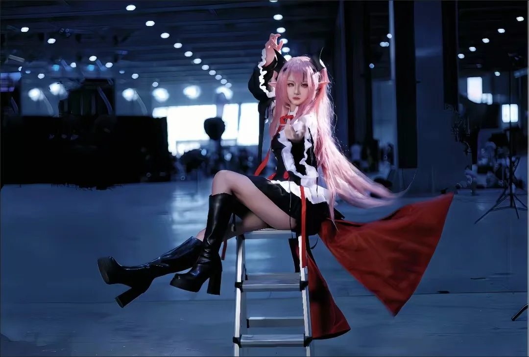 ฮาโลวีนเครื่องแต่งกาย Seraph of the End Krul Tepes Vampire Queen คอสเพลย์ชุด