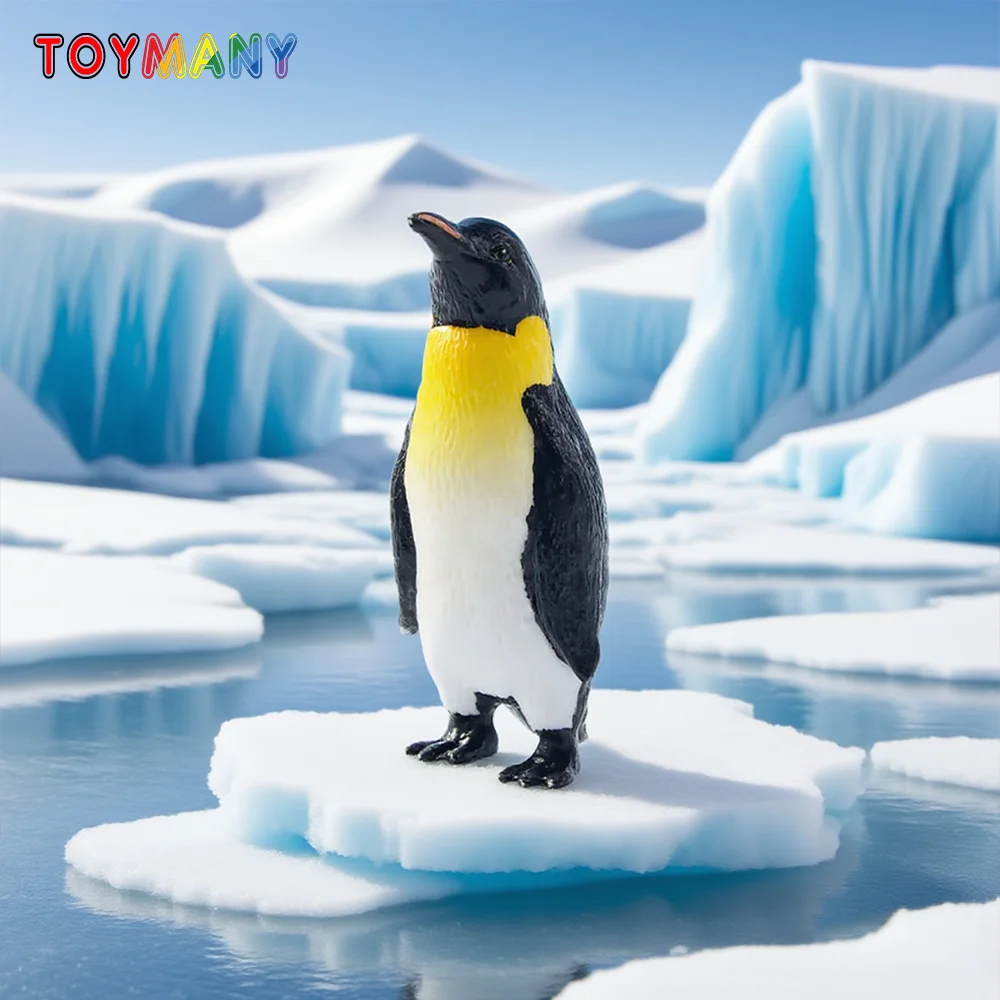 

Toymany Simulation Standing Penguin Polar Animal Model Toy Mini Figures Dolls Action Figurines Toys Children Gift Cake Decora