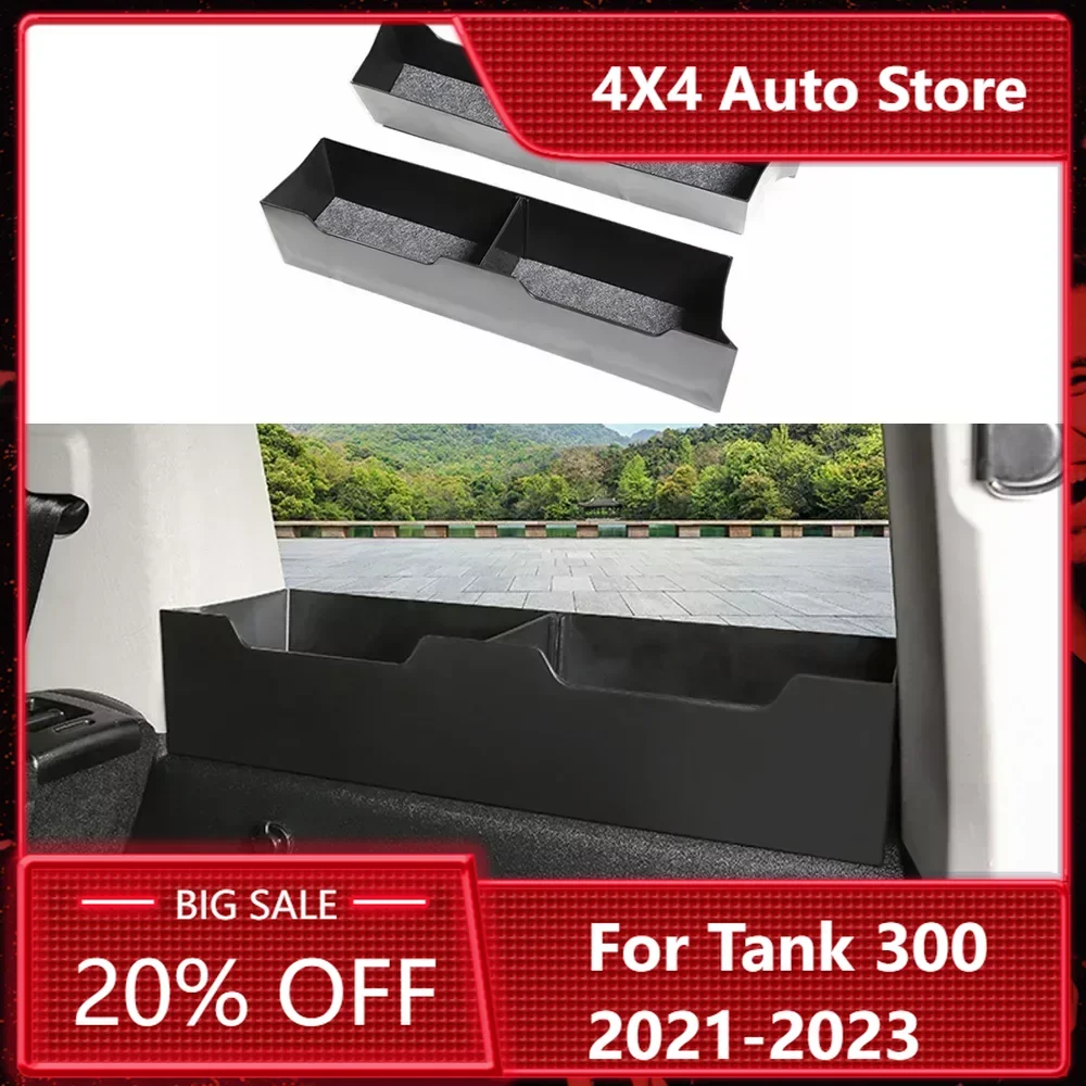 

New！For WEY GWM Tank 300 Off-road 4x4 Car Trunk Window Storage Box Storage Box Interior Modification Accessories 2021 2022 2023