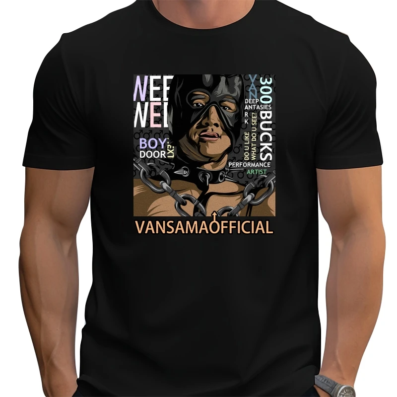 Футболка Van Darkholme для шкафчика Billy Herrington Gachi Gachimuchi Harajuku, хлопковая мужская футболка, новая футболка, женские топы
