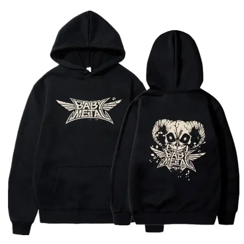 Fun BABYMETAL Band Japanese Heavy Metal Rock Band Y2k Clothes Pullover Men/women Long Sleeve Hoodie Street Wear Harajuku Top