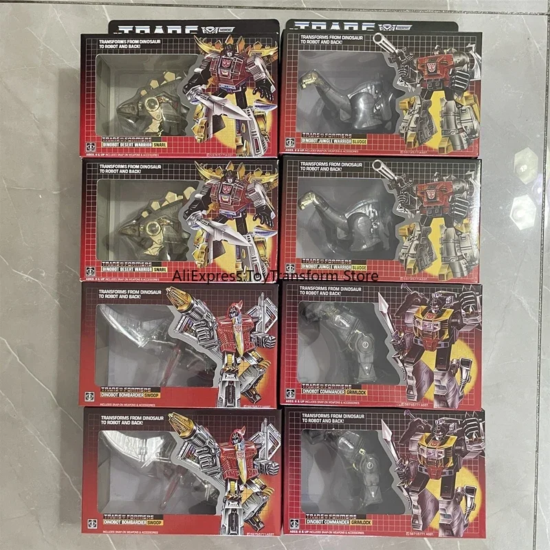 Transformers G1/G2 Series KO Grimlock Slag Swoop Sludge Snarl 5-Piece Set